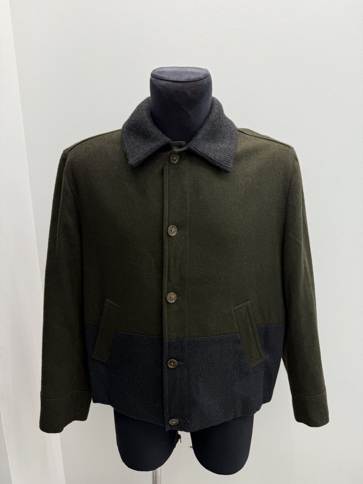 Dolce & Gabbana Dolce & Gabbana Wool Button Up Classic Collared Coat Jacket Size US M / EU 48-50 / 2 - 1 Thumbnail
