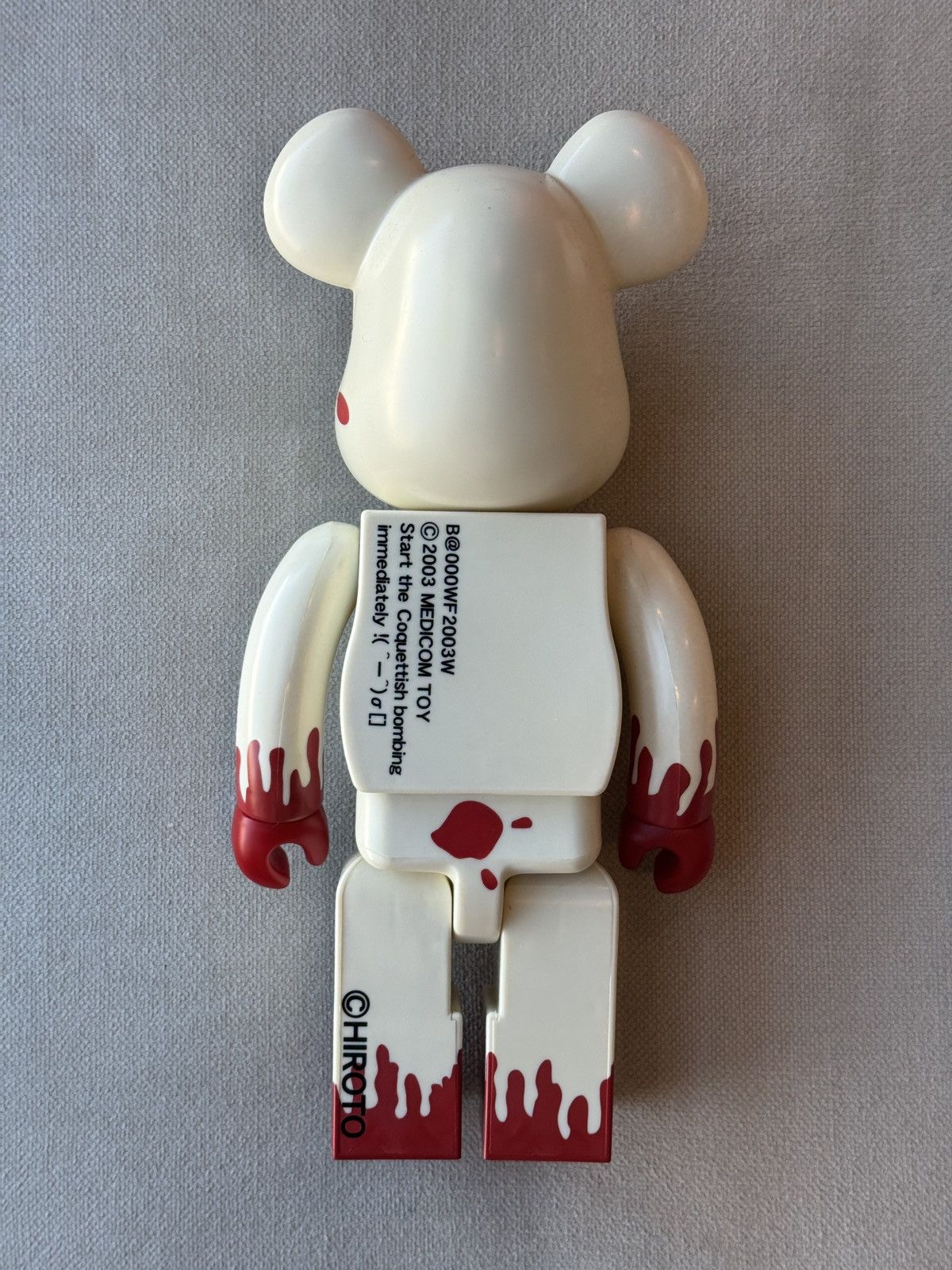 Medicom Toy Medicom Bearbrick Hiroto Komoto 400% Figure Be@rbrick Size ONE SIZE - 7 Thumbnail