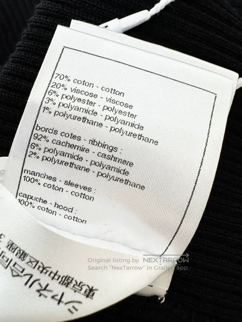 Chanel Chanel 25C black hollow double c elastic hooded knitted sh Size S / US 4 / IT 40 - 7 Thumbnail