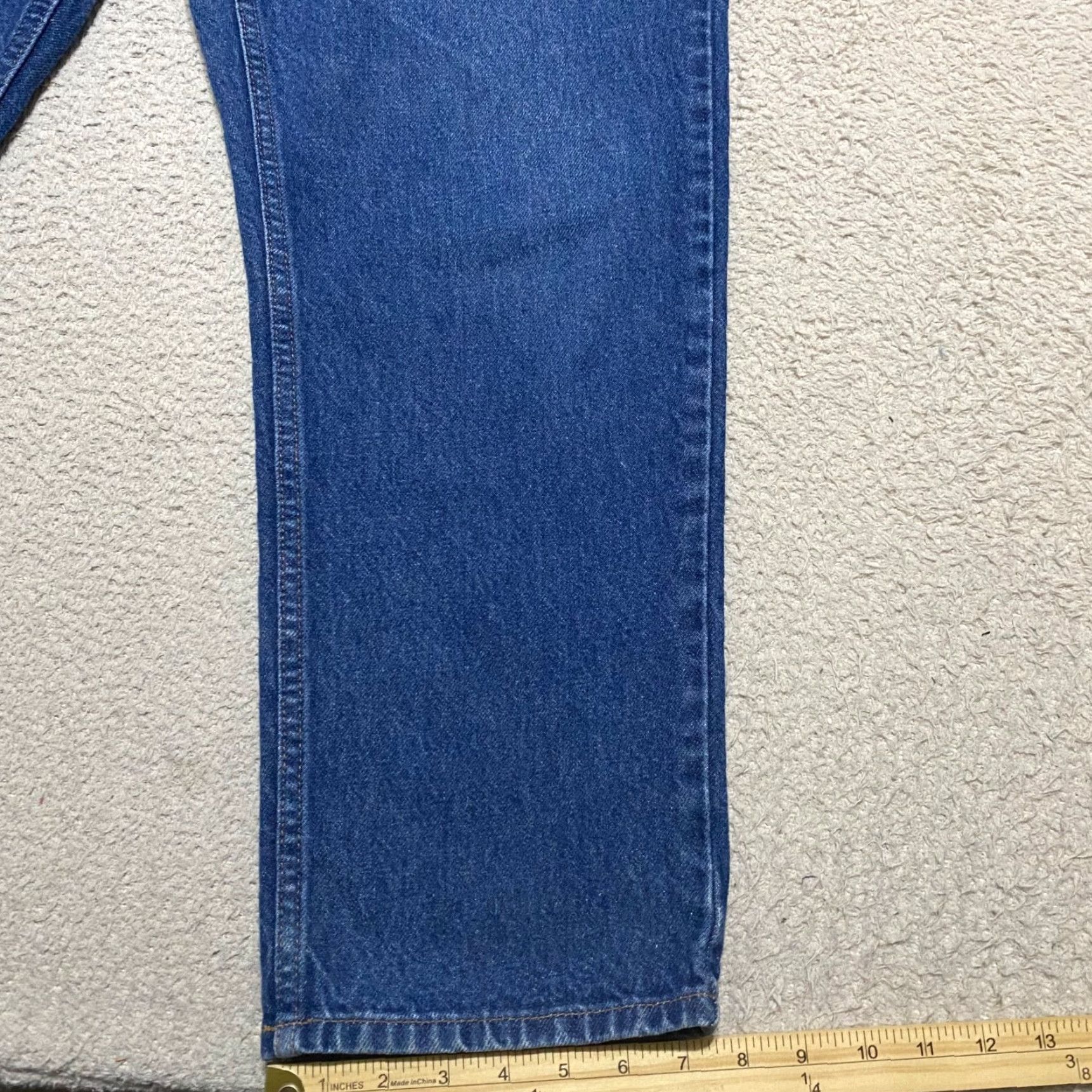 Vintage L.L. Bean Jeans Mens 34x29 Blue Denim Medium Wash Straight Leg Mid Rise Size US 34 / EU 50 - 5 Thumbnail