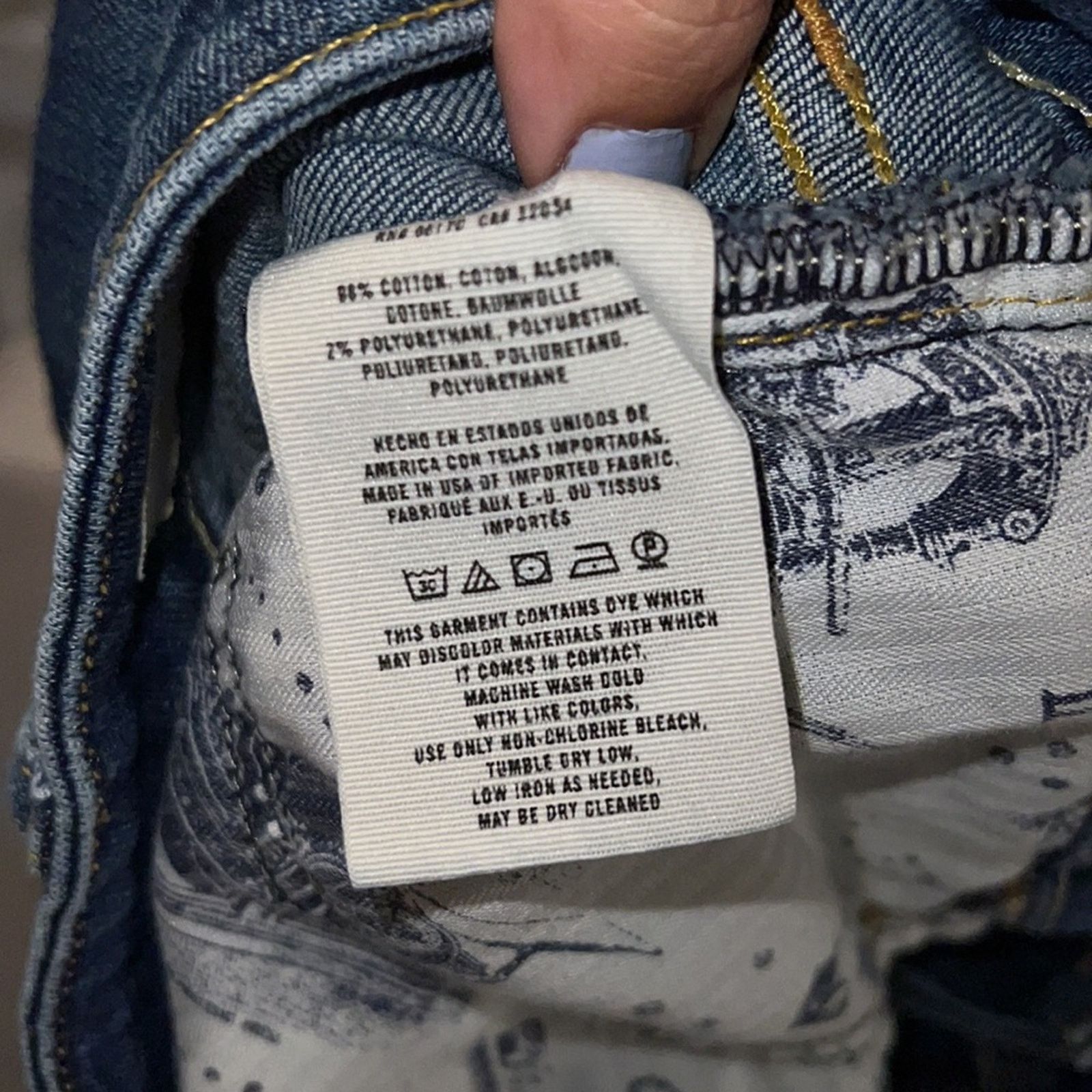 Anthropologie PILCRO AND THE LETTERPRESS hyphen straight leg jeans 26 Size 31" - 4 Thumbnail