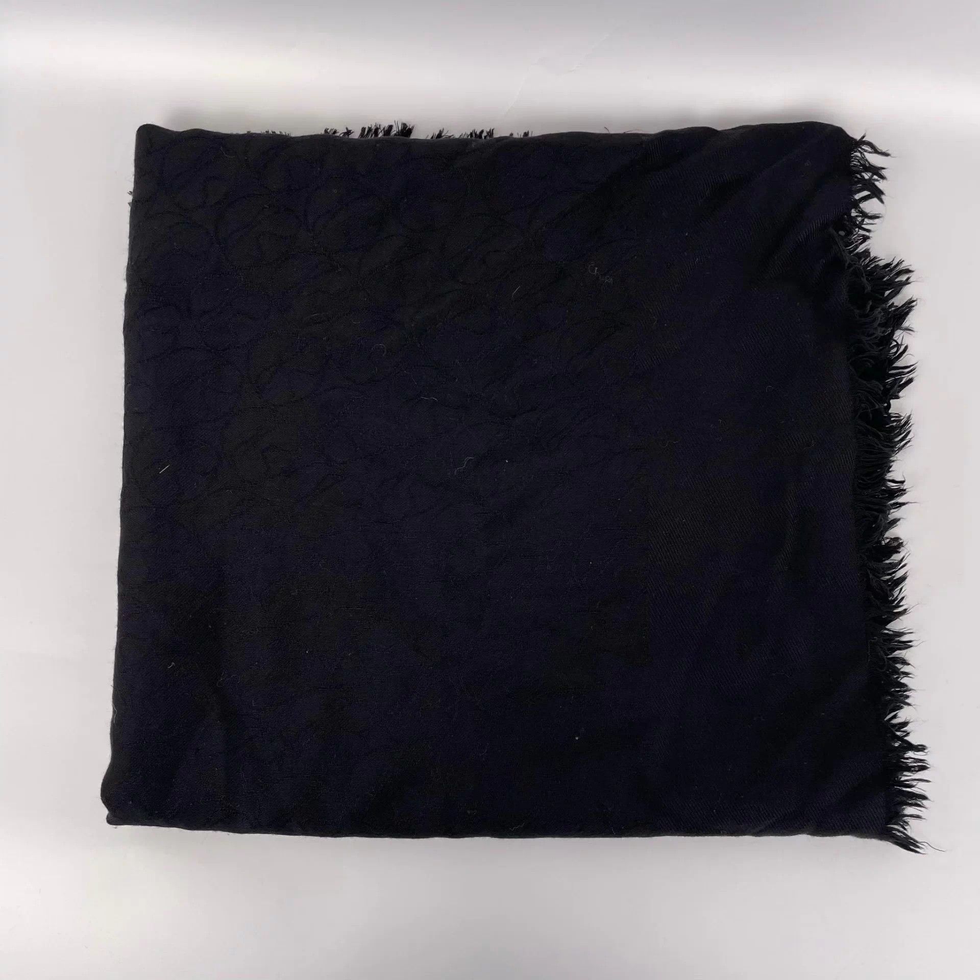 Fendi Fendi Silk Scarf Karl Lagerfeld Limited Black Size ONE SIZE - 8 Thumbnail