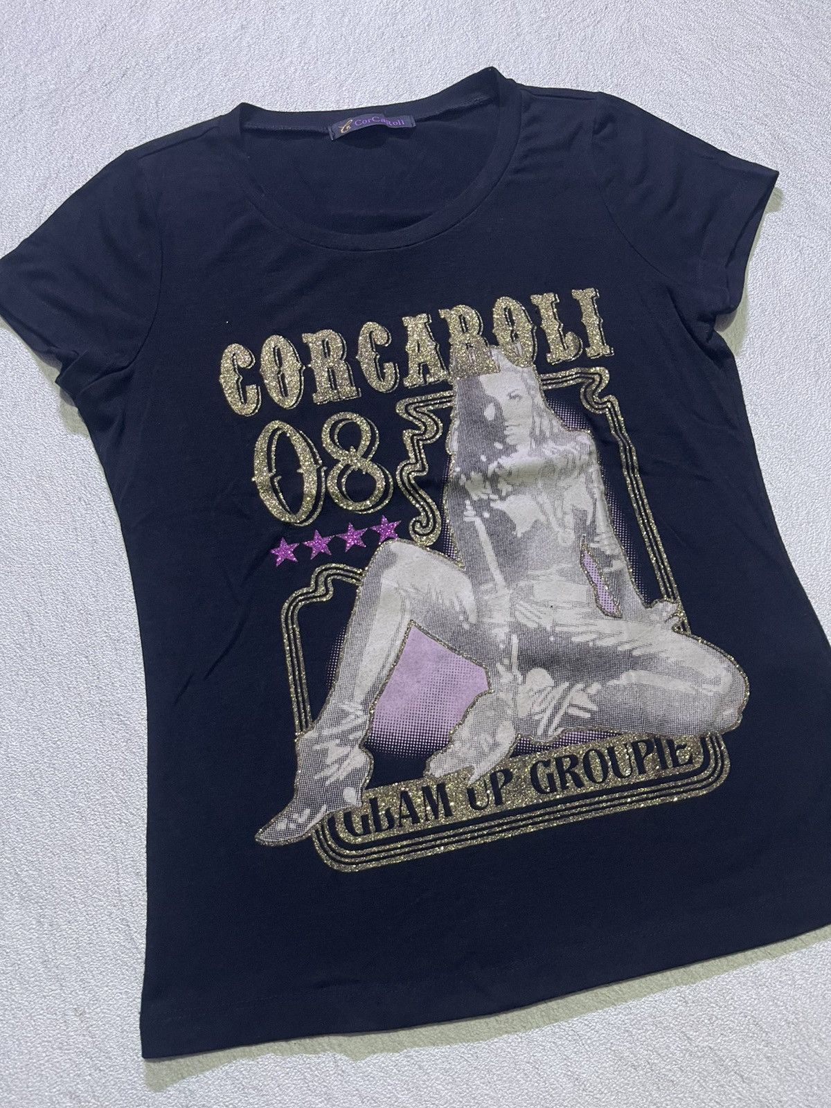 Hysteric Glamour Y2K CORCAROLI short sleeve tshirt women's Size S / US 4 / IT 40 - 2 Thumbnail