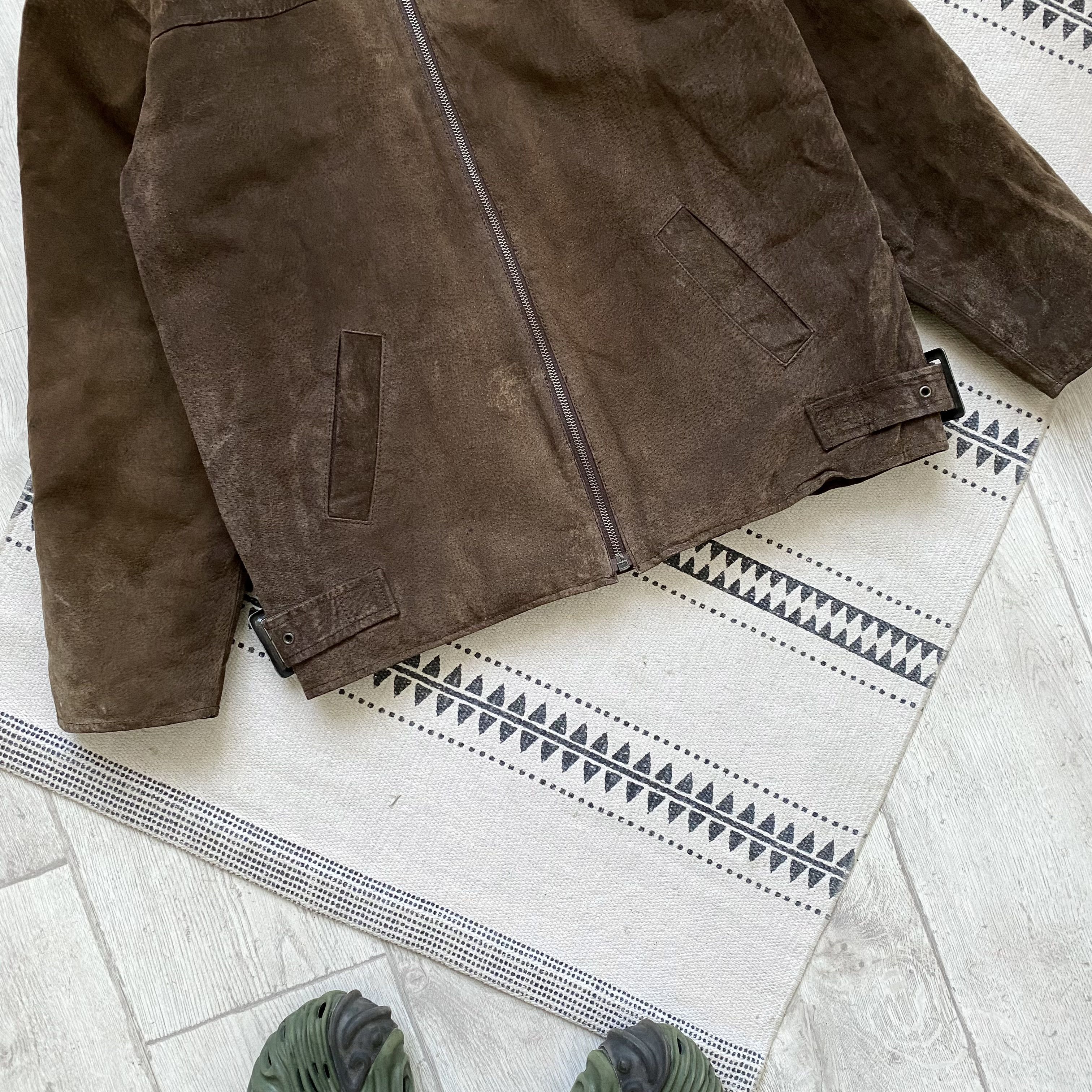 Genuine Leather Vintage 80-90s Faded Leather Brown jacket Genuine Suede Size US S / EU 44-46 / 1 - 3 Thumbnail