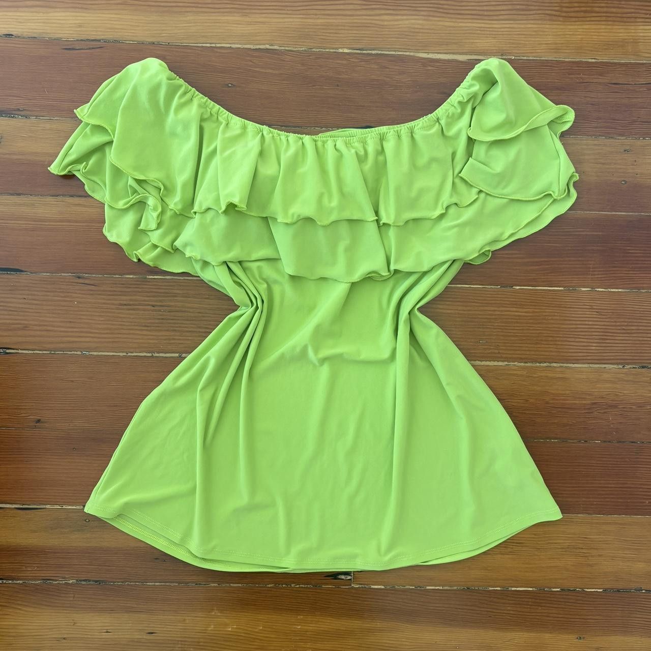 Attitudes by Renee Flirty Maximalist Coquette Sleeveless Ruffle Top Size S / US 4 / IT 40 - 1 Thumbnail