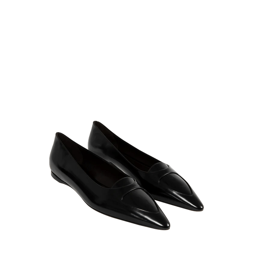 The Row o1h1sh11225 Viv Ballerina in Black Size US 11 / IT 41 - 2 Thumbnail
