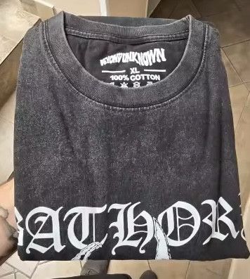 Japanese Brand Bathory Printed Short Sleeves T-shirt Black Metal Goat Size US L / EU 52-54 / 3 - 7 Thumbnail