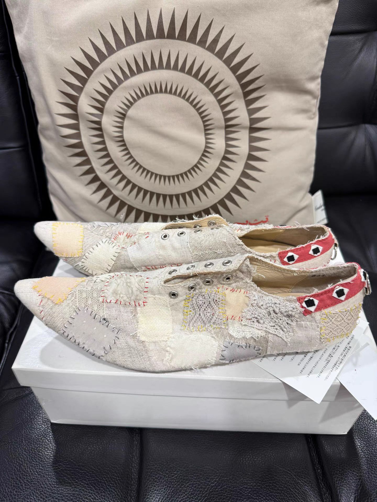 Undercover Undercover 03SS SCAB Patchwork Pointed Toe Boots K20 Size US 7 / IT 37 - 1 Thumbnail