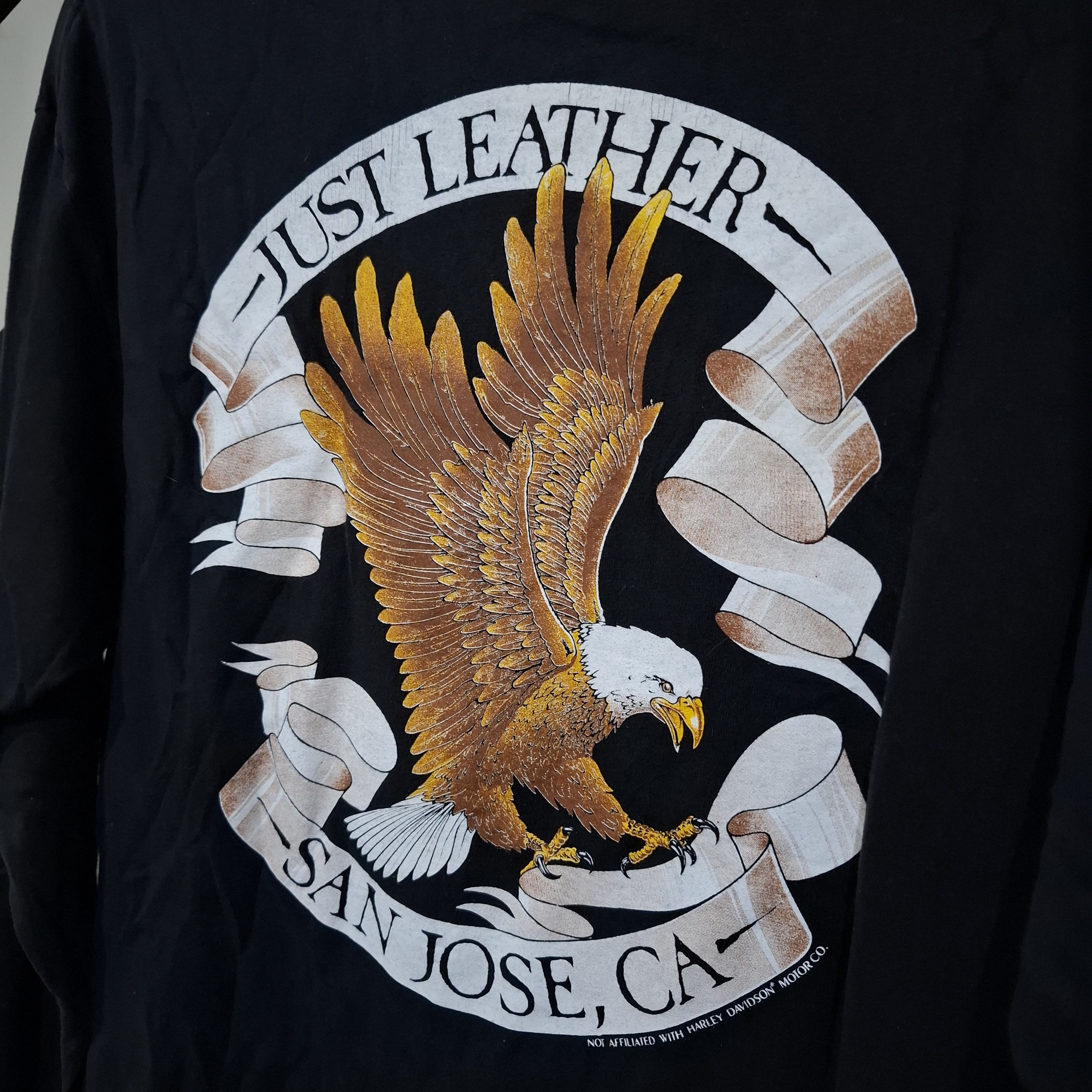 Hanes Vintage Just Leather Long Sleeve Shirt - Size M Size US M / EU 48-50 / 2 - 4 Thumbnail