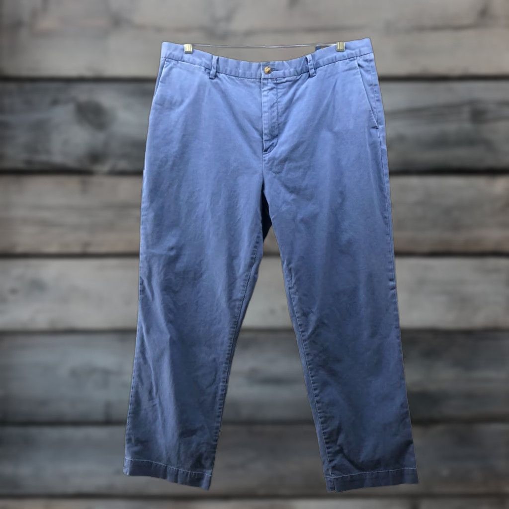 Polo Ralph Lauren Polo Ralph Lauren Classic Fit Chino Pants Mens 36 Light Blue Stretch Flat Front Size US M / EU 48-50 / 2 - 1 Thumbnail