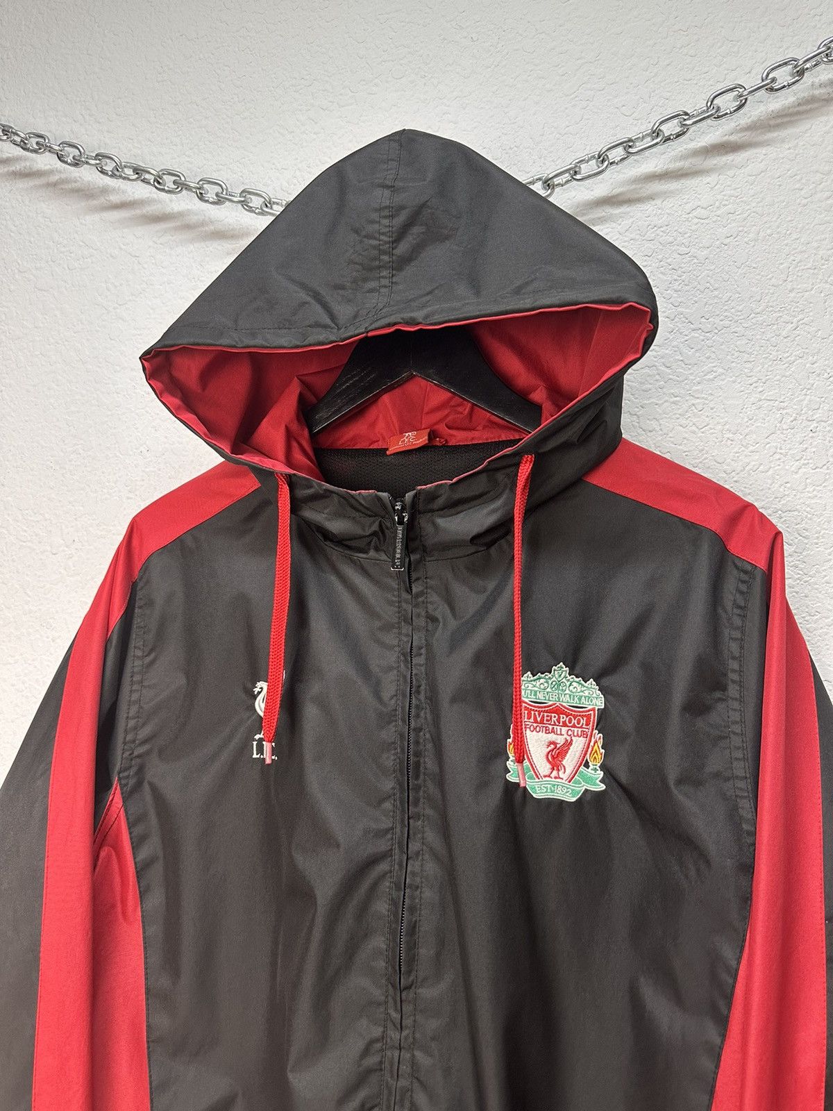 Adidas Vintage Liverpool Nike Premier Nylon Sweatshirt Y2K Hoodie Size US S / EU 44-46 / 1 - 3 Thumbnail