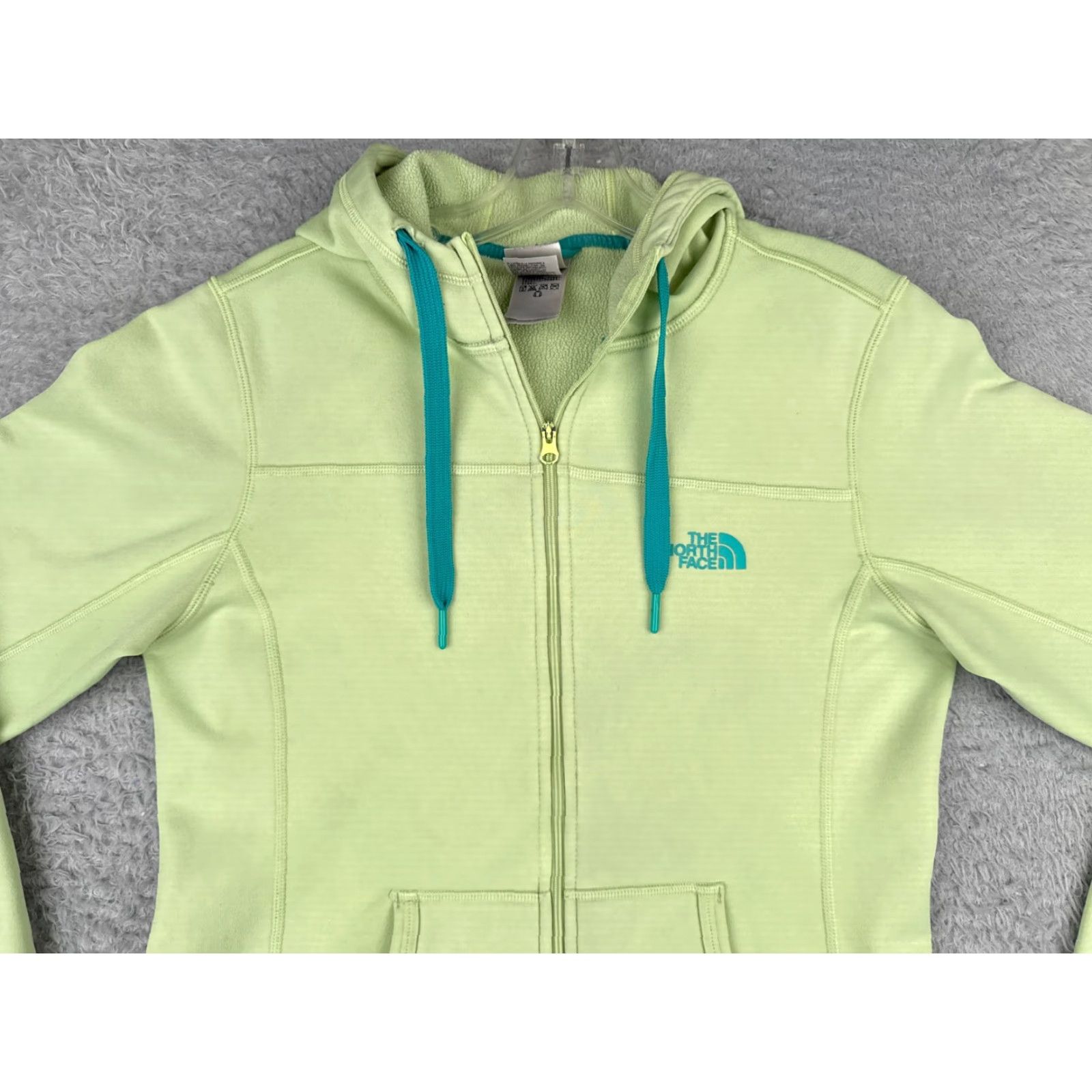 The North Face The North Face Hoodie Women Small Yellow Full Zip 100% Polyester Pockets Socks? Size S / US 4 / IT 40 - 4 Thumbnail