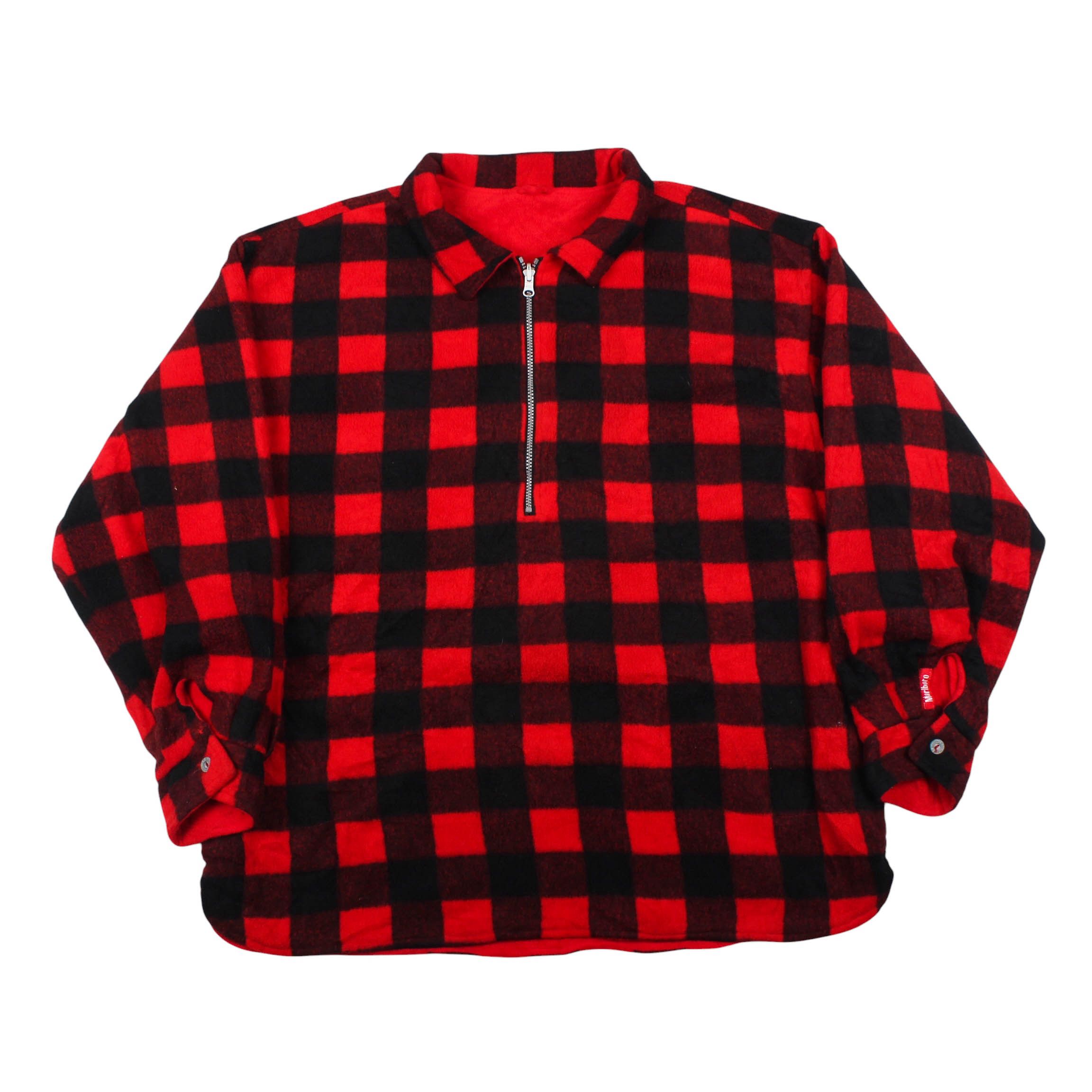 Marlboro Vintage Marlboro Unlimited Reversible Fleece Jacket 90s Size US XXL / EU 58 / 5 - 3 Thumbnail
