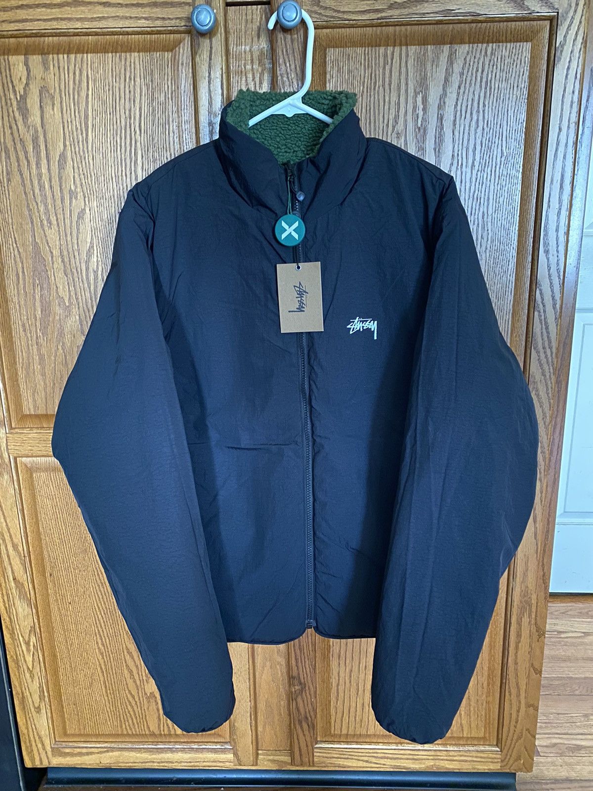 Stussy 8 Ball Reversible Fleece Jacket