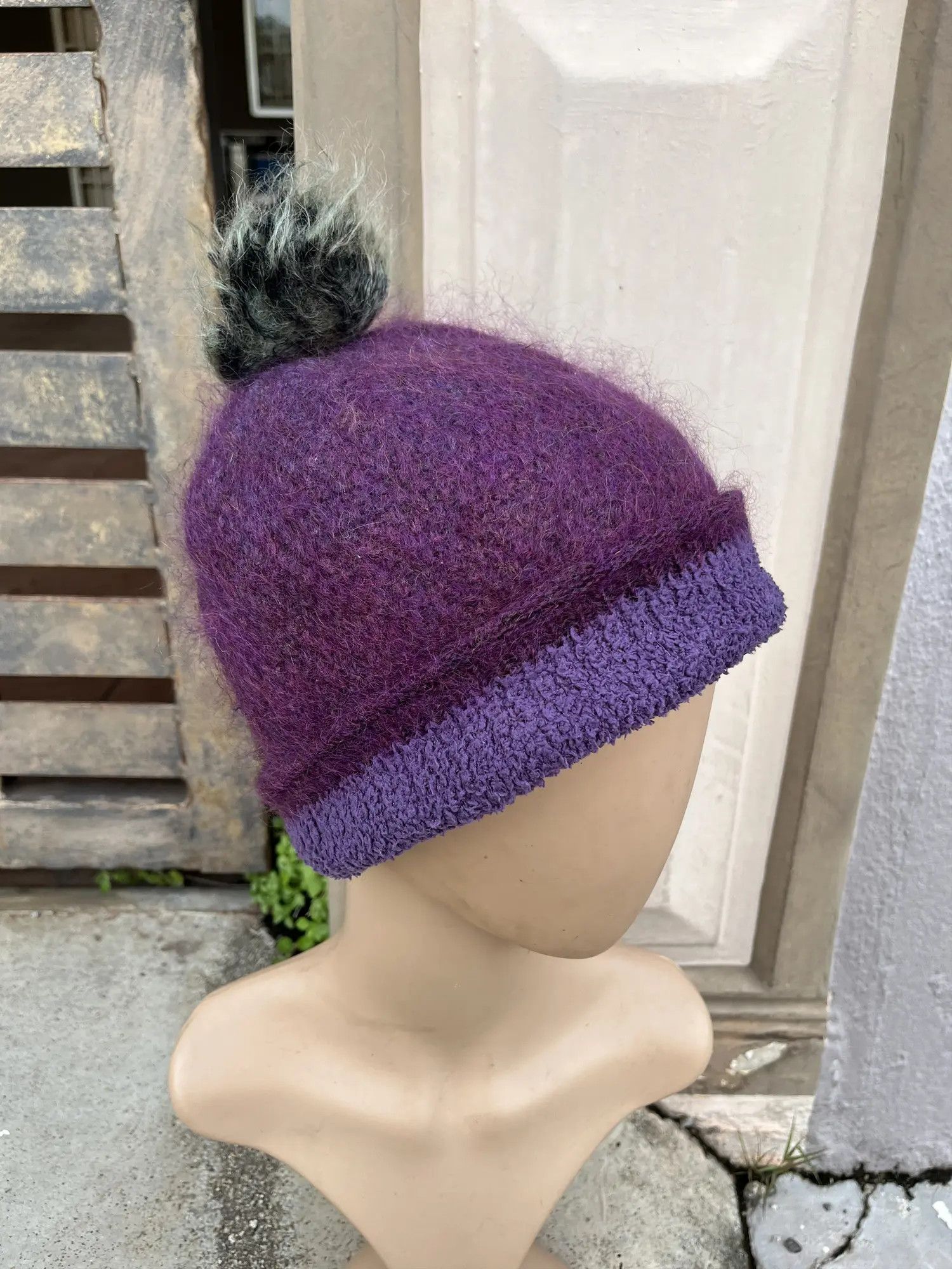 CA4LA Ca4la Japan Mohair Beanie Hat Size ONE SIZE - 9 Thumbnail