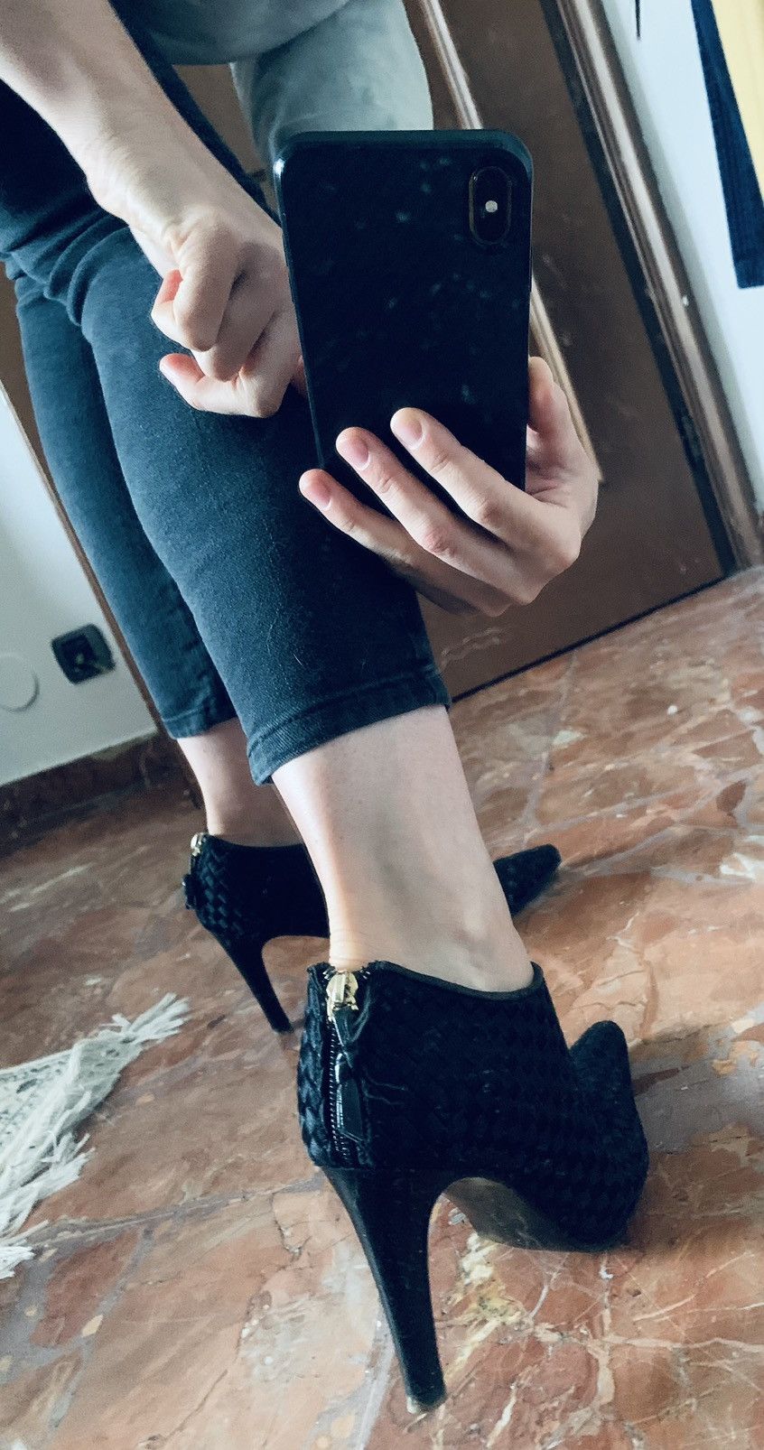 Bottega Veneta Vintage Bottega Veneta Silk Woven Ankle Boots Size US 6.5 / IT 36.5 - 5 Thumbnail