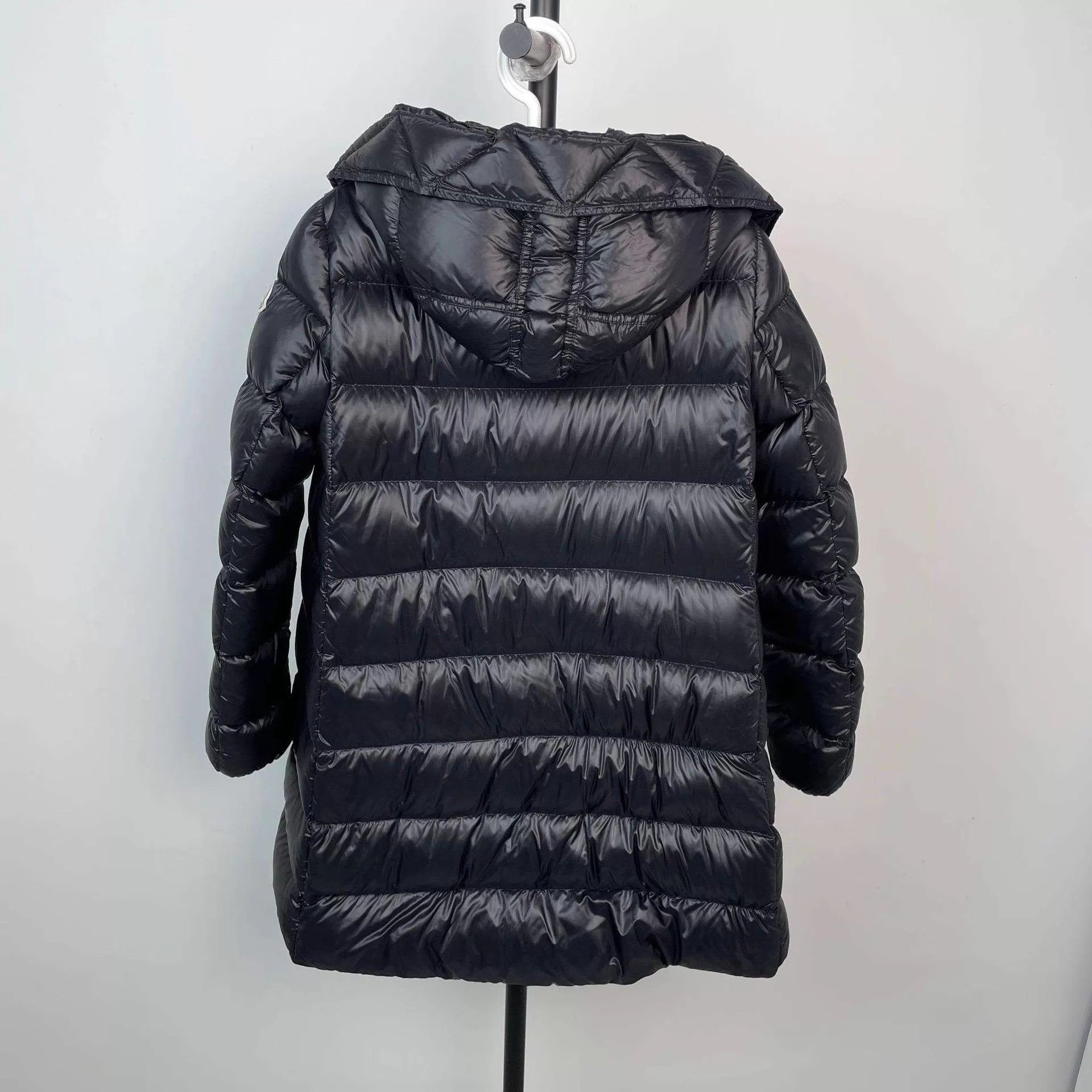 Moncler Moncler black logo puffer jacket 0 Size XS / US 0-2 / IT 36-38 - 2 Thumbnail