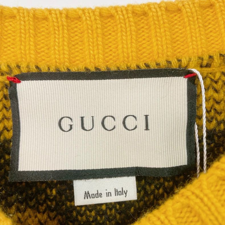 Gucci Gucci Yellow bat print sweater Size US XL / EU 56 / 4 - 4 Thumbnail