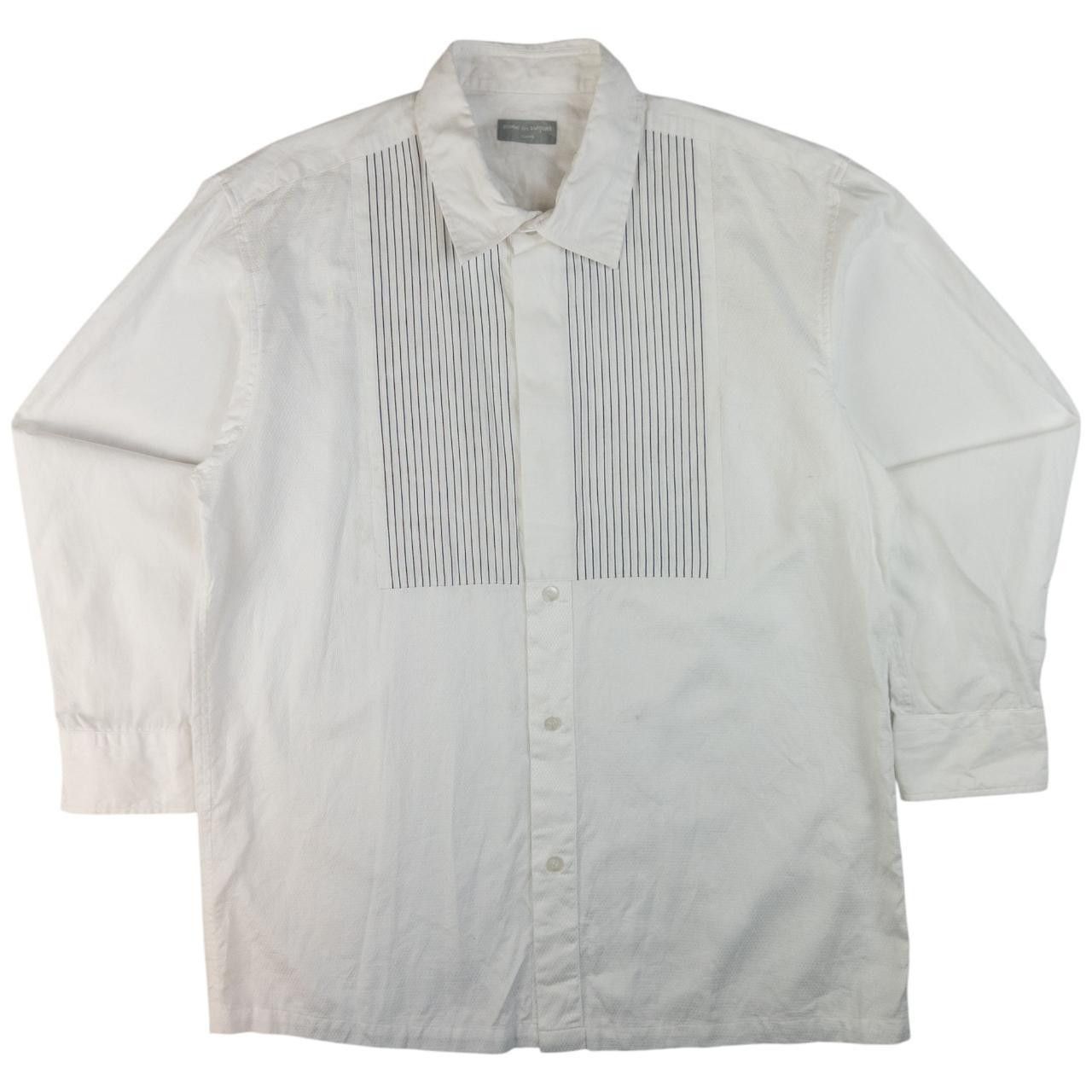 Comme des Garcons Homme SS07 Archive Striped Long Sleeve Shirt 