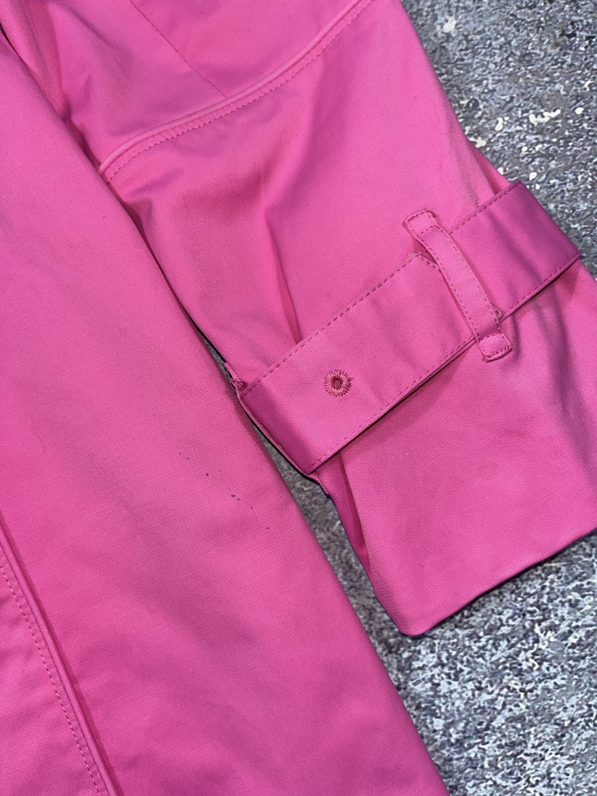 Burberry Rare Pink Barbie Vintage Burberry London Coat Trench Jacket Size S / US 4 / IT 40 - 7 Thumbnail