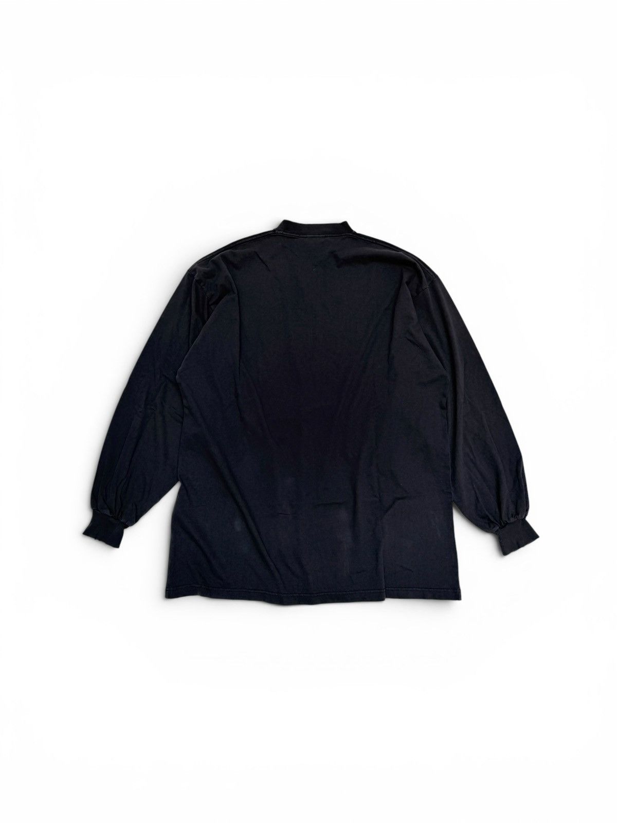 Balenciaga Balenciaga Be Kind Destroyed Patched Logo L/S Tee Shirt Size US XL / EU 56 / 4 - 2 Thumbnail