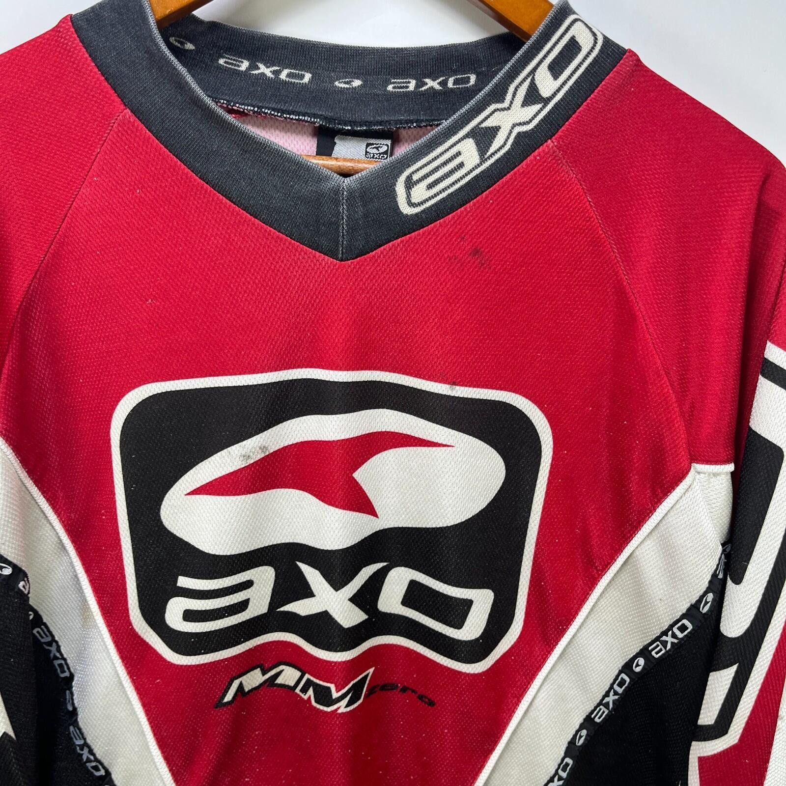 Other Vintage 90s AXO Motocross Jersey XL Motorsport Size ONE SIZE - 3 Thumbnail