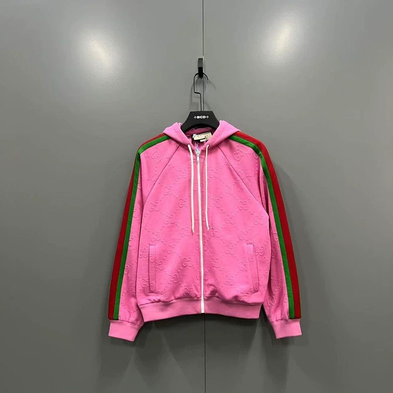 Gucci Gucci Dark pattern double G striped zipper jacket 2502-Next Size US S / EU 44-46 / 1 - 1 Thumbnail