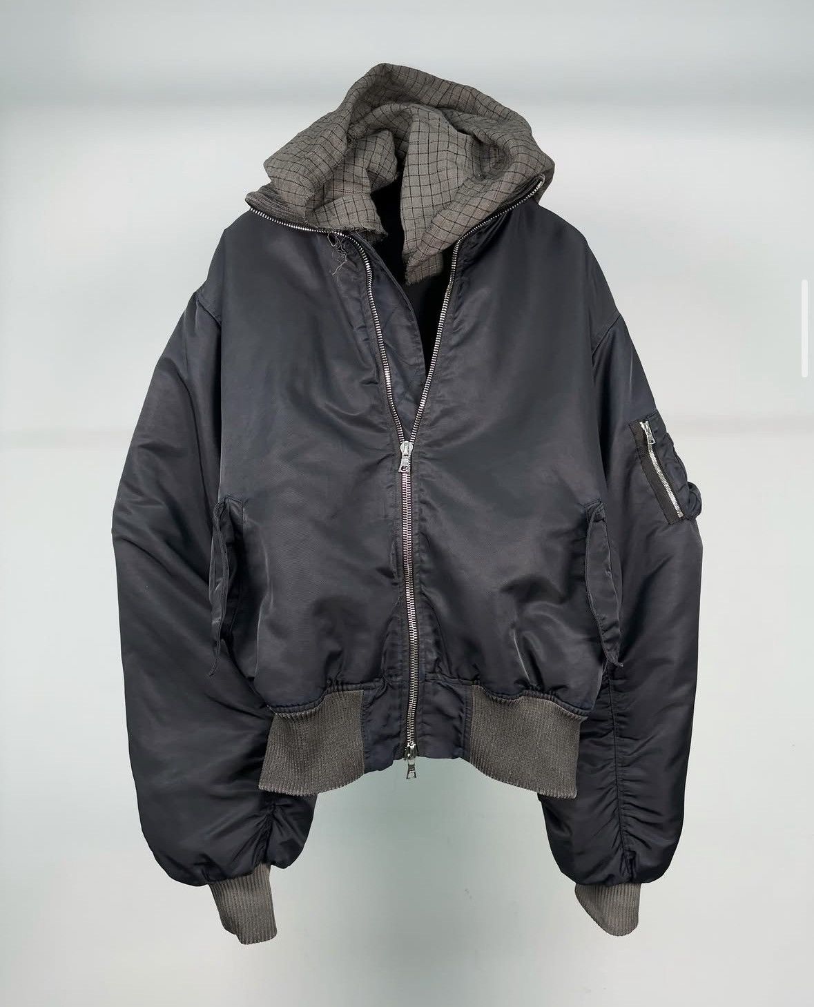 K-Two Studios K-Two Studios Ink Dyed Hooded Bomber V2 "navy" Size US M / EU 48-50 / 2 - 1 Thumbnail