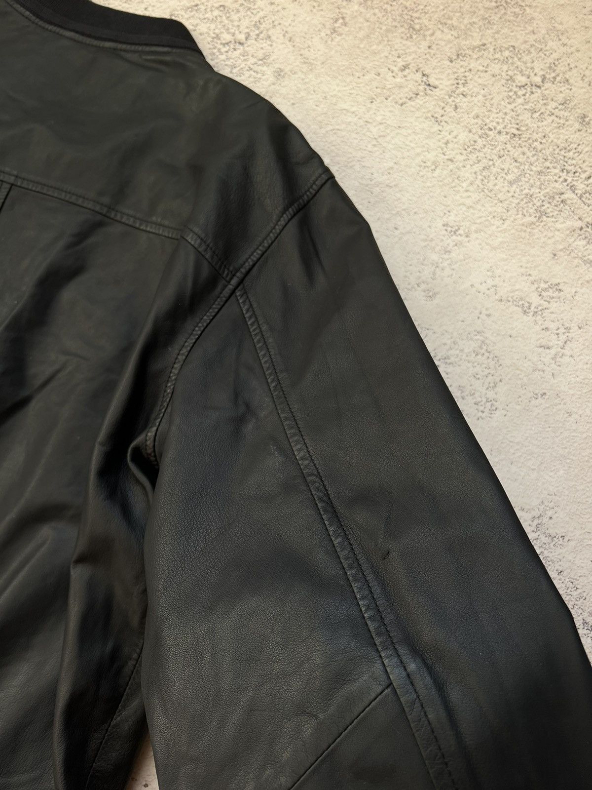 Other MABRUN Luxury Leather Bomber Jacket (MA-1 style) Size US L / EU 52-54 / 3 - 11 Thumbnail