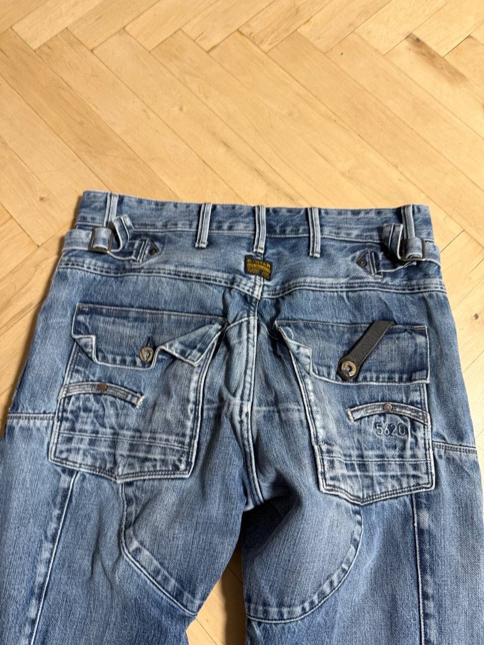 G-Star Vintage G-star Denim Cargo Y2K Avant Garde Jeans Size US 32 / EU 48 - 6 Thumbnail