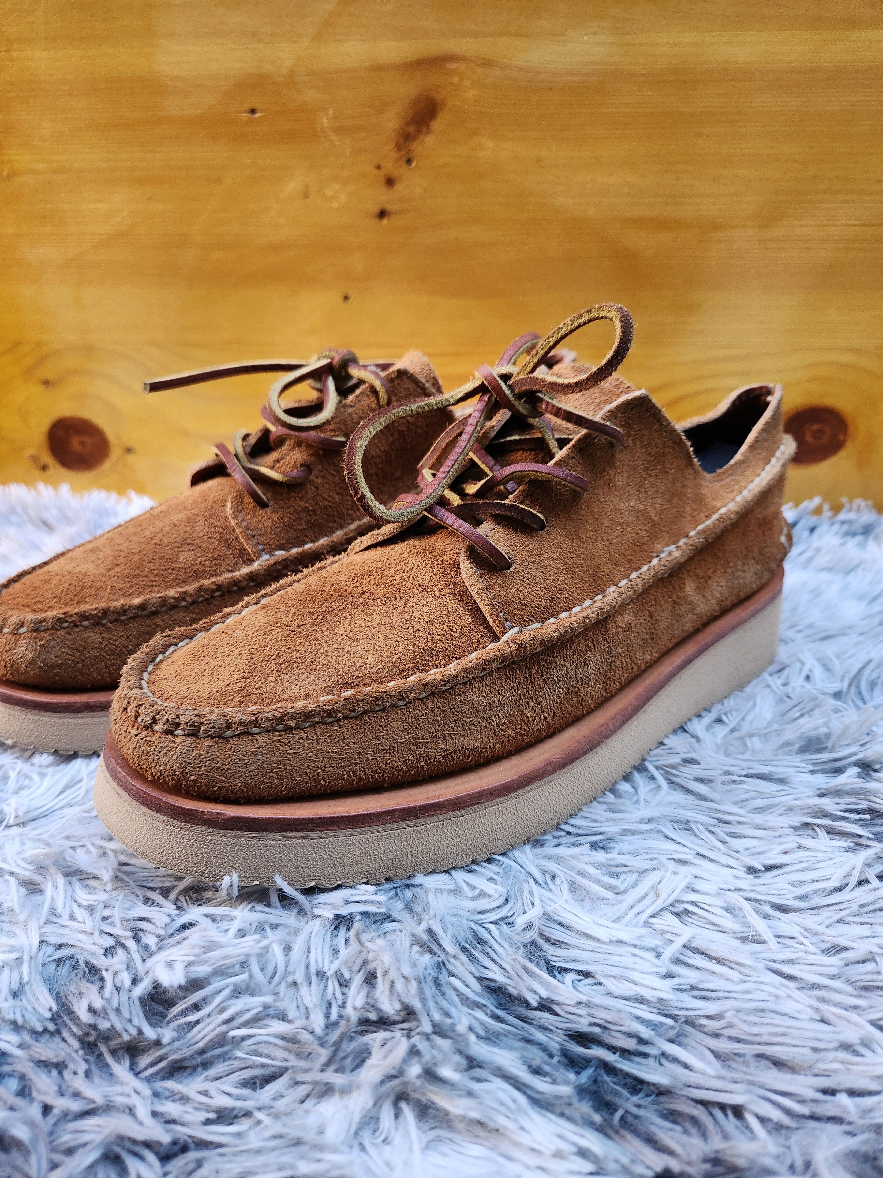 Yuketen Suede Ox DB Moccasin Vibram US 8