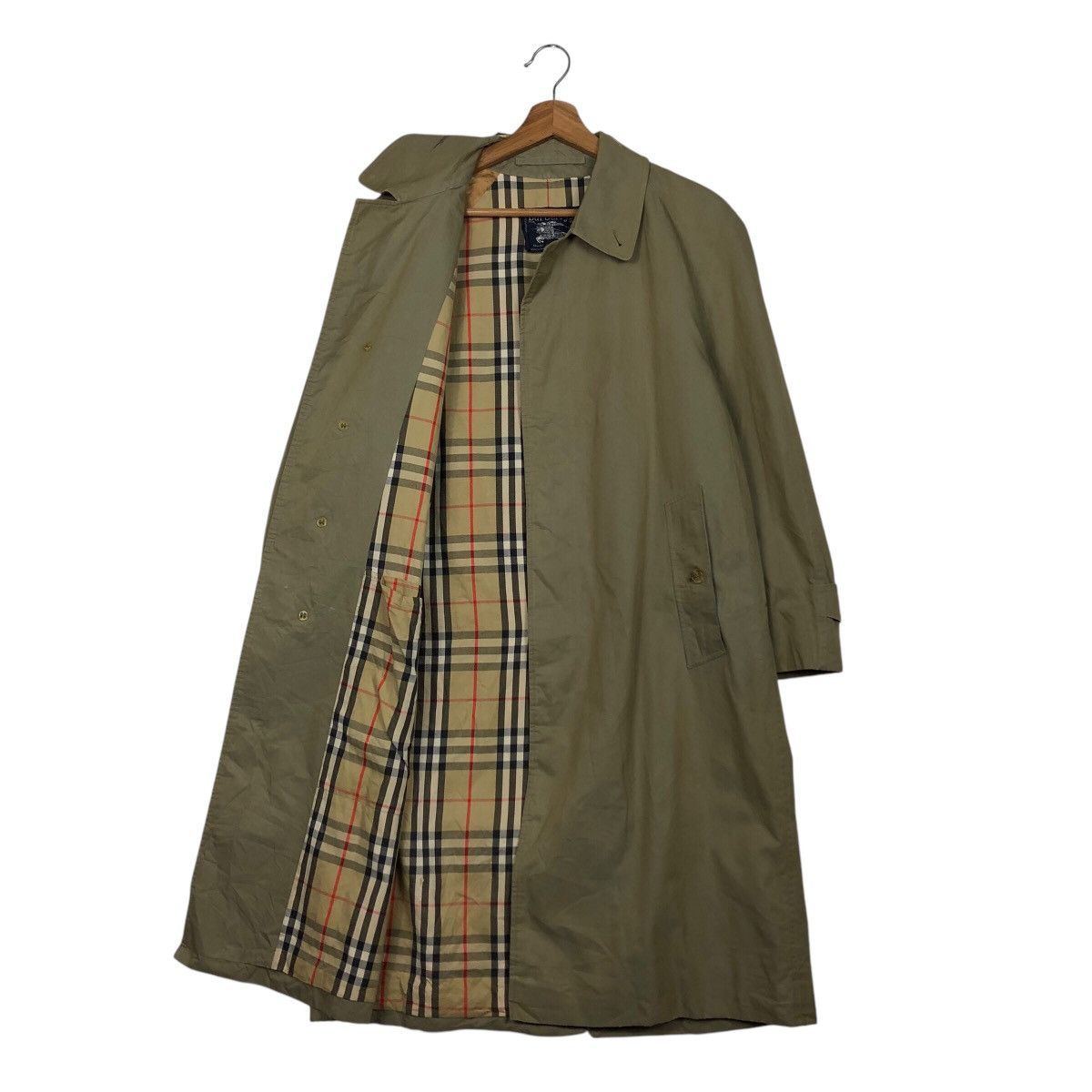 Burberry 📌Vintage Trench Coat Burberrys Made in England Nova Check Size US M / EU 48-50 / 2 - 13 Thumbnail