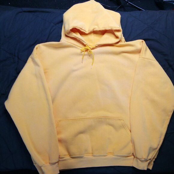 Vintage Deadstock Vintage Dodger Blank Hoodie Sweatshirt Yellow Size US XXL / EU 58 / 5 - 2 Thumbnail