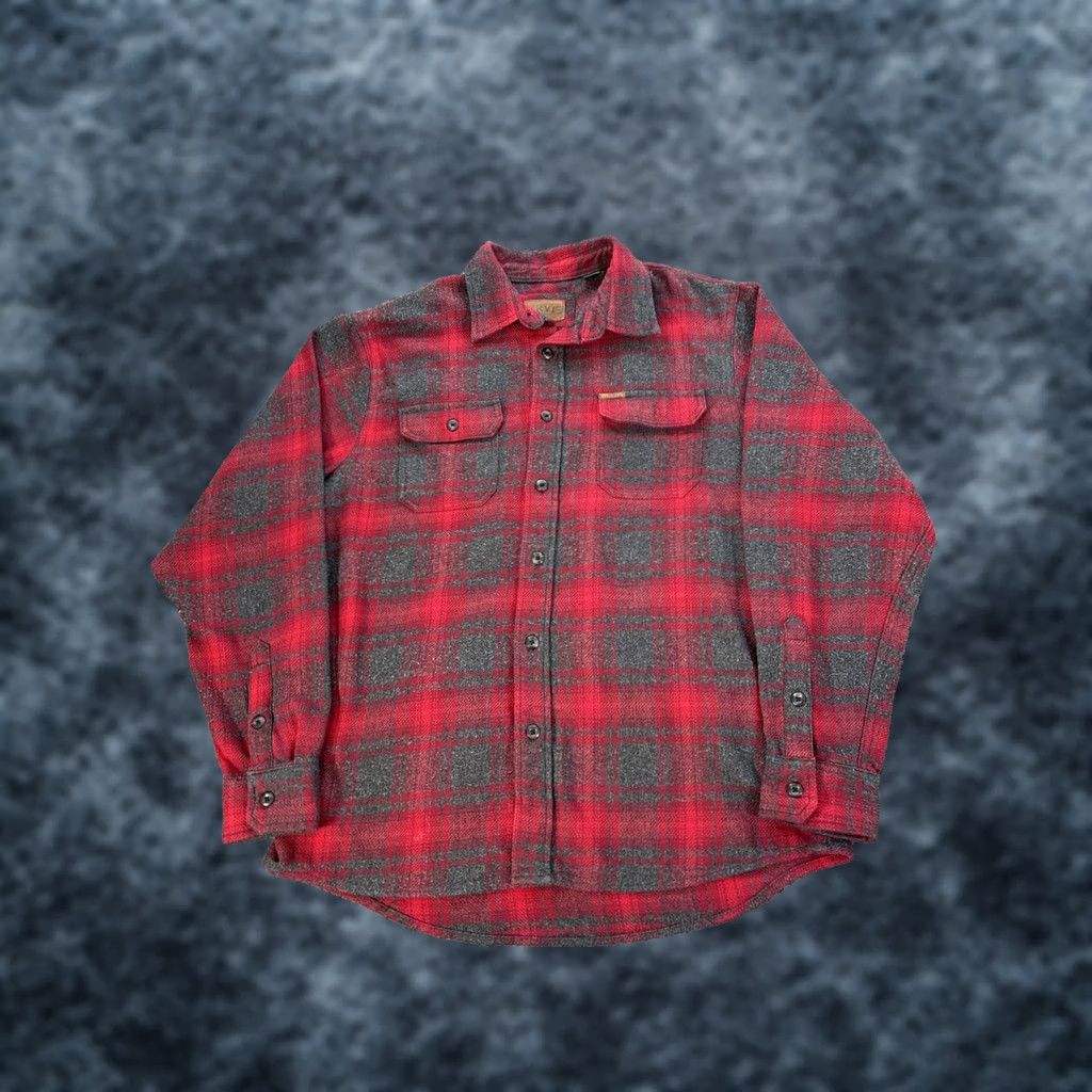 Orvis Orvis Shirt Mens Large Button-Down Flannel Red Buffalo Plaid Long Sleeve Button-Up Size US L / EU 52-54 / 3 - 1 Thumbnail