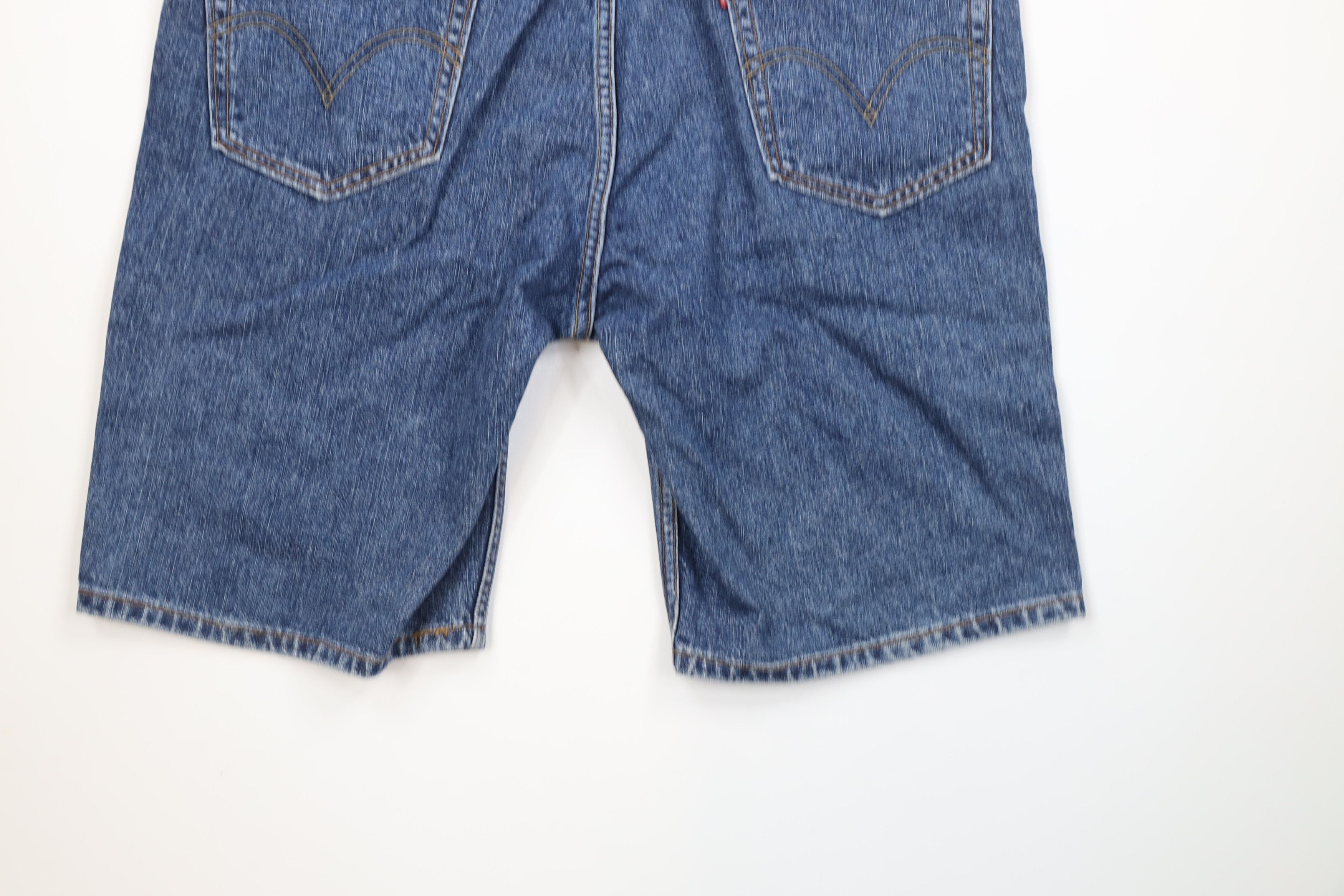 Levi's × Vintage Vintage Y2K Levis 505 Regular Fit Denim Jean Shorts Jorts Size US 36 / EU 52 - 7 Thumbnail