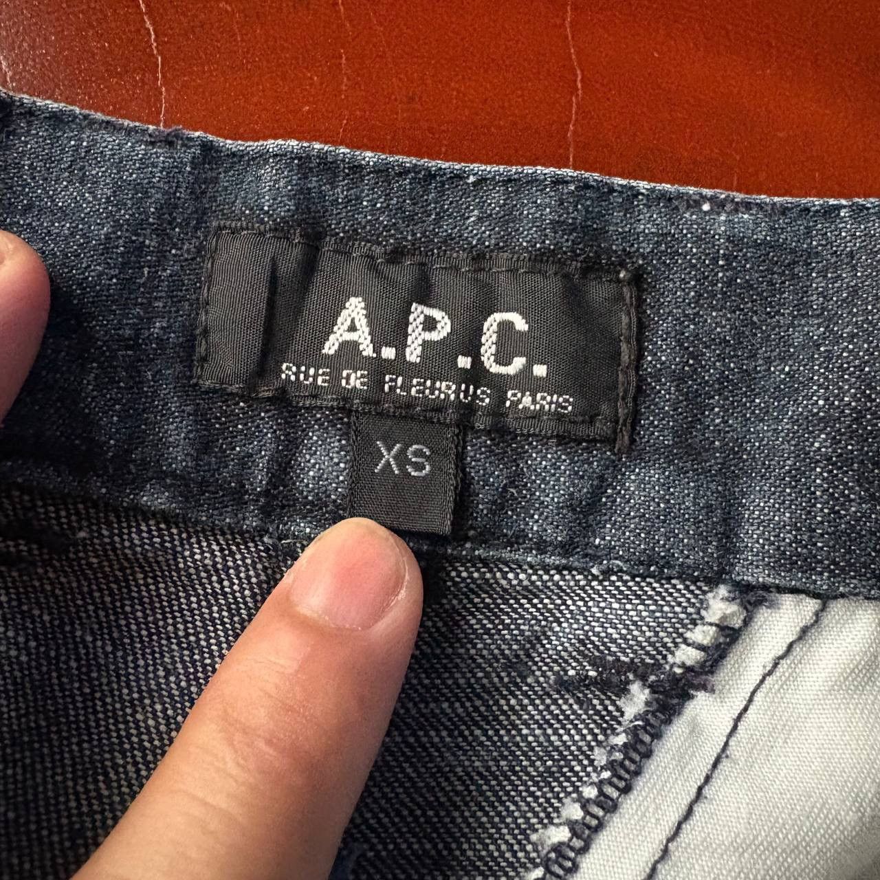A.P.C. APC Jorts Multi Pocket Cargo Dark Blue Jeans Pants Size US 30 / EU 46 - 15 Thumbnail