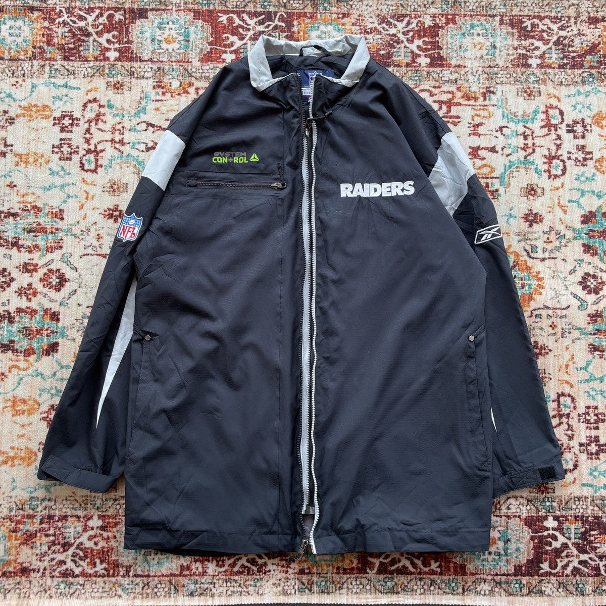 NFL × Reebok Vintage NFL REBOOK RAIDERS WINDBREAKER Size US L / EU 52-54 / 3 - 2 Thumbnail