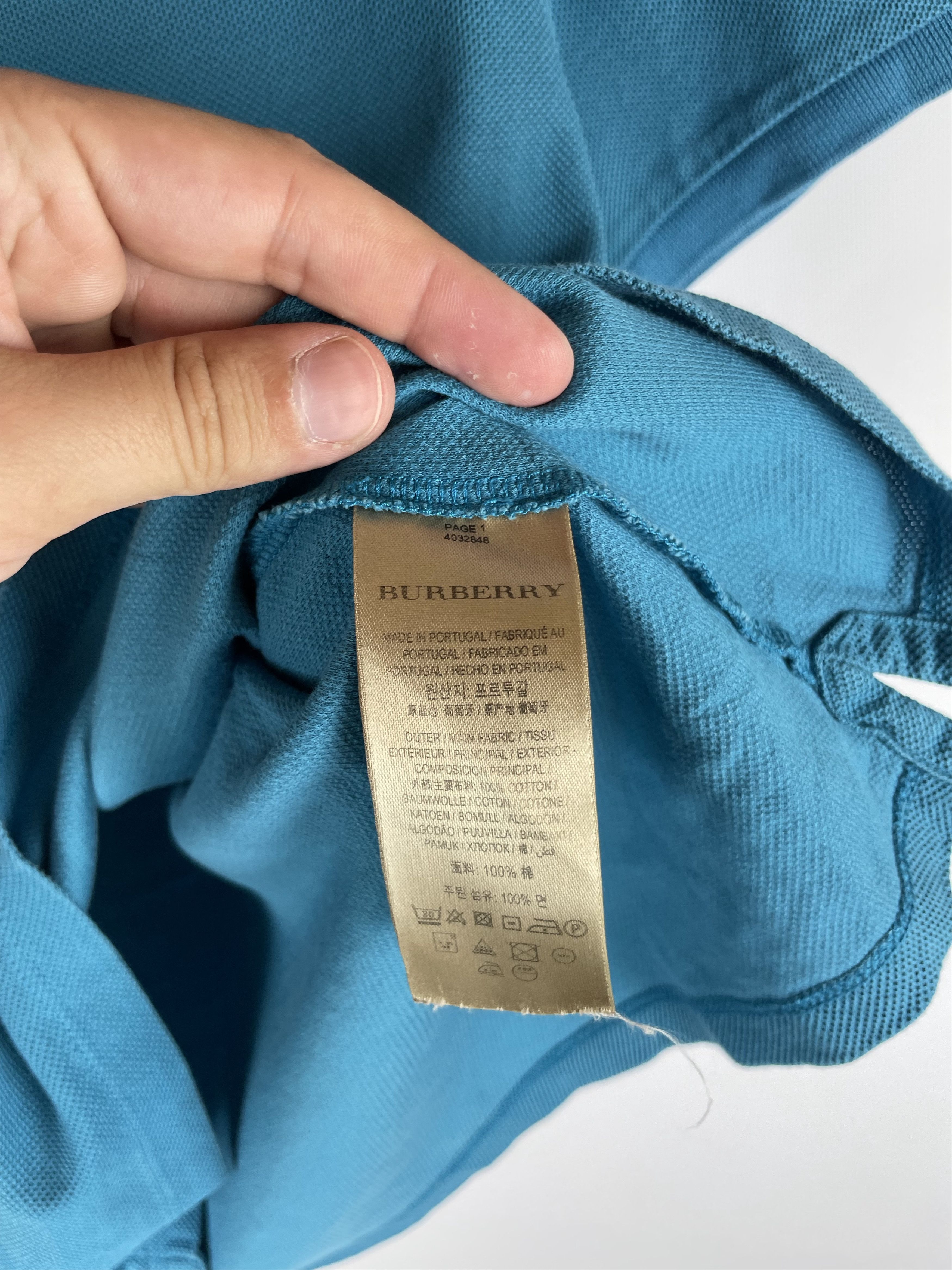 Burberry Burberry Polo Shirt Size US L / EU 52-54 / 3 - 8 Thumbnail