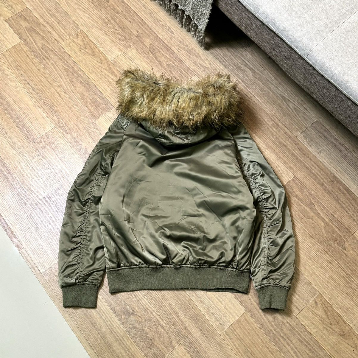 14th Addiction × If Six Was Nine × Le Grande Bleu (L.G.B.) G.O.A | Earth Fur faux jacket IfSixWasNine LGB Style Size US M / EU 48-50 / 2 - 5 Thumbnail