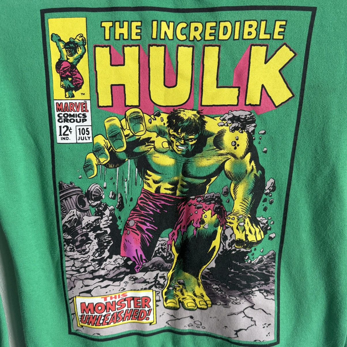 Marvel Comics Marvel Incredible Hulk Sweatshirt Small Green Crewneck Size US S / EU 44-46 / 1 - 2 Thumbnail