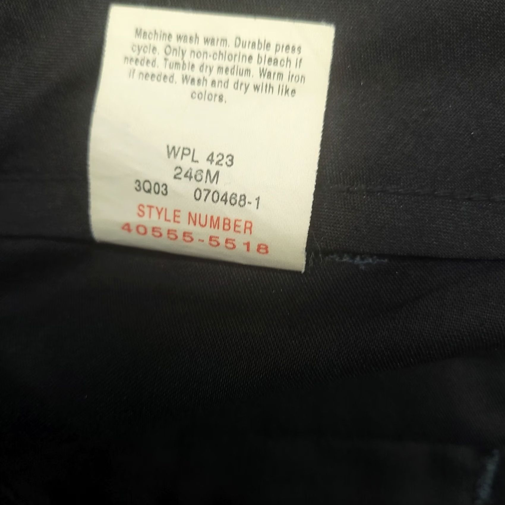 Dockers DOCKERS Men's Pants - Pleated / Cuffed - 36x30 - Gray - Polyester, Rayon - Regular Fit - Dress Pants Size US 36 / EU 52 - 7 Thumbnail