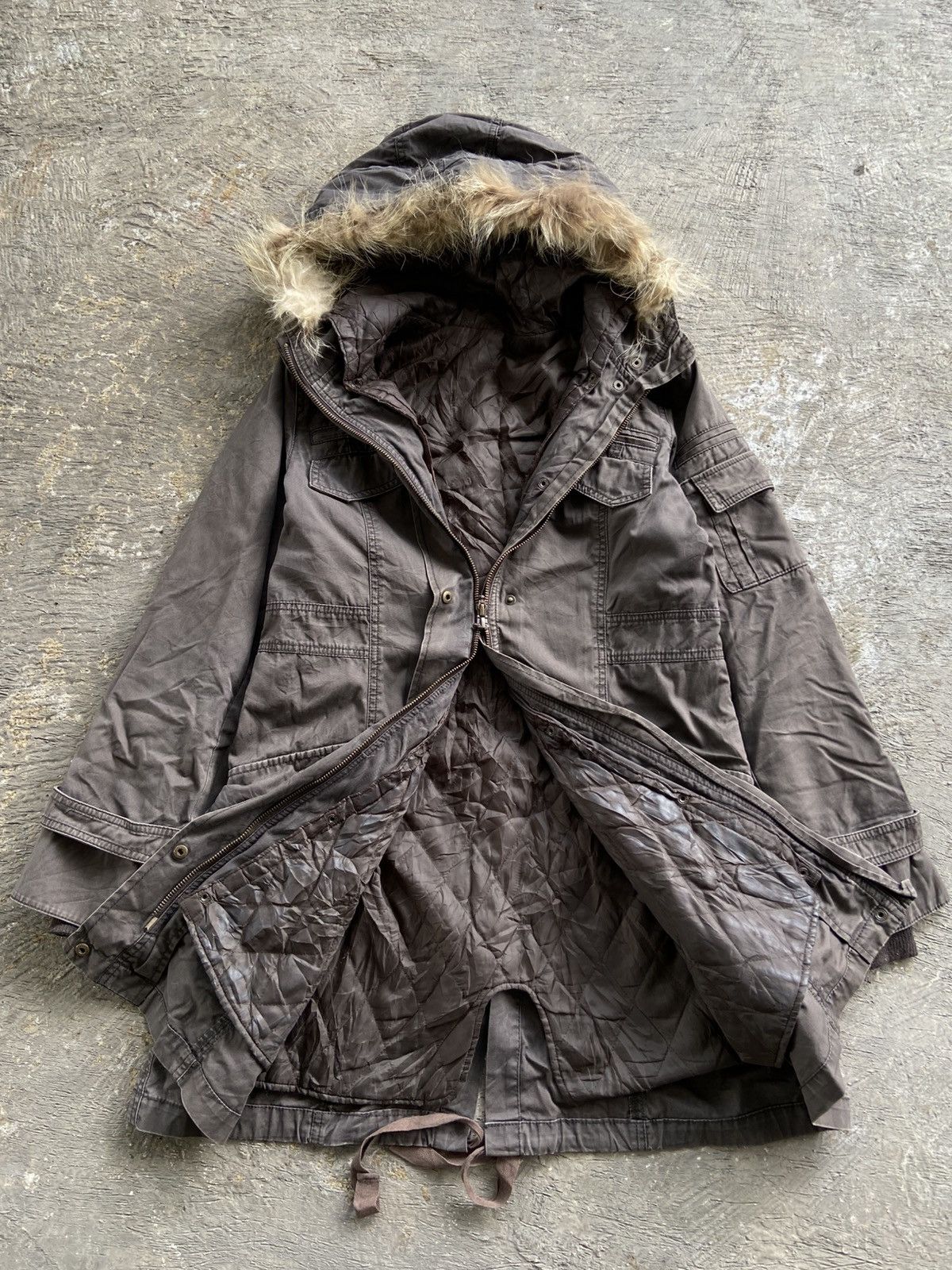 If Six Was Nine 2000s Michel Klein - Vkei Apocalypse Style Layer Fur Jacket Size US M / EU 48-50 / 2 - 4 Thumbnail