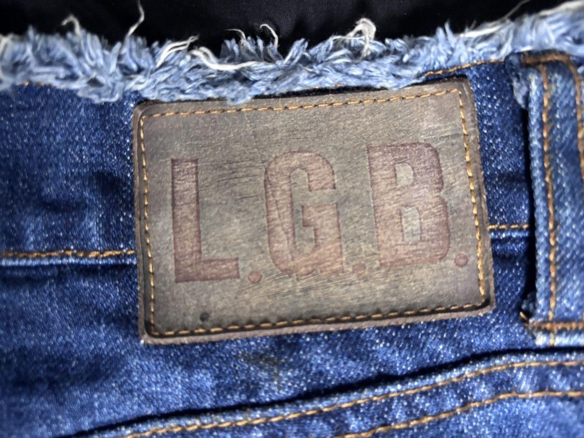 Le Grande Bleu (L.G.B.) LGB (Le Grand Bleu) Crow Fringe Jeans Size US 26 / EU 42 - 5 Thumbnail