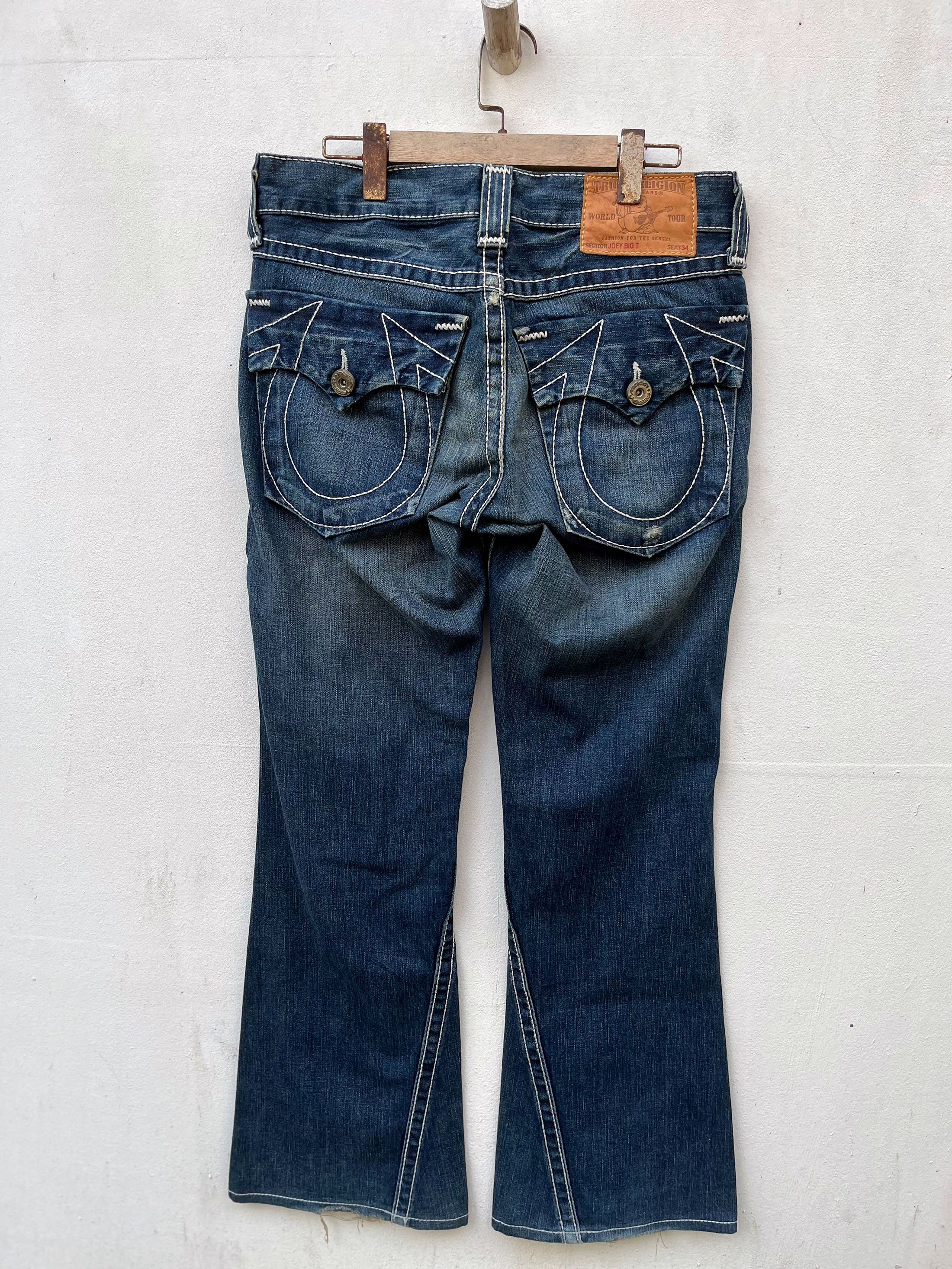 True Religion True Religion Flare Bootcut Jeans Indigo Wash Size US 34 / EU 50 - 4 Thumbnail
