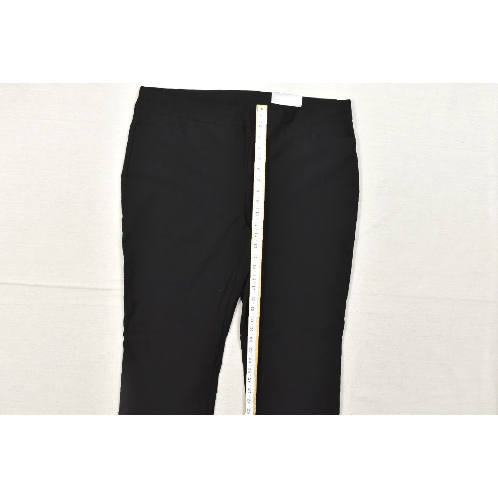 Vintage Chico's Brigitte So Slimming Black Slim Leg Pant 4R US 20R Regular Slim Women Pants Ankle Black Slimming Everyday Convenience Casual Size 42" / US 20 - 4 Thumbnail