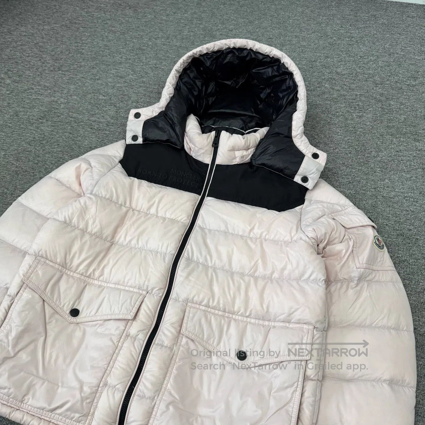 Moncler Moncler x Born to Protect collaborative pink patterned hoo Size S / US 4 / IT 40 - 3 Thumbnail