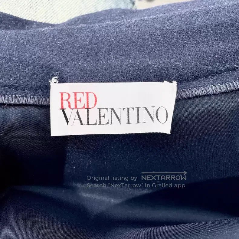 Valentino Valentino Navy blue double-breasted cape coat Size XXS / US 00 / IT 34 - 3 Thumbnail