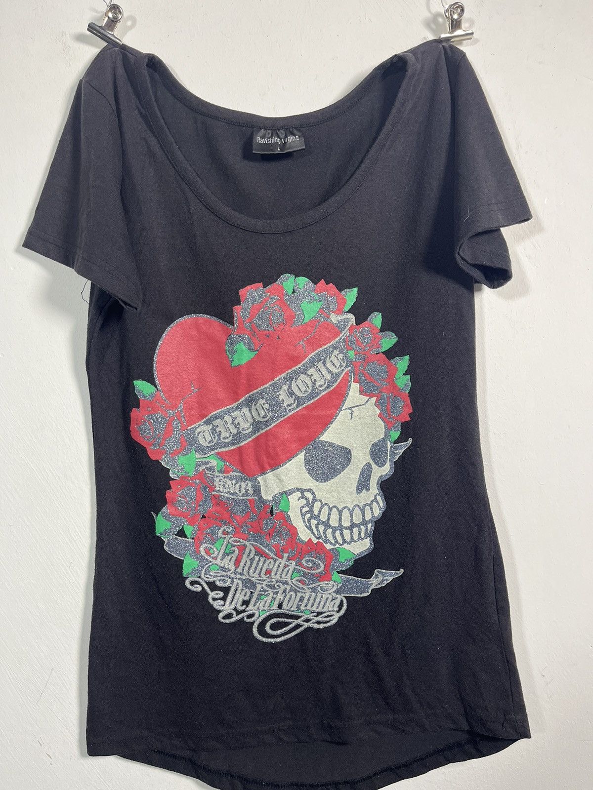 Japanese Brand If six was nine x Ravishing Virgin Skull Rare Design Size L / US 10 / IT 46 - 1 Thumbnail