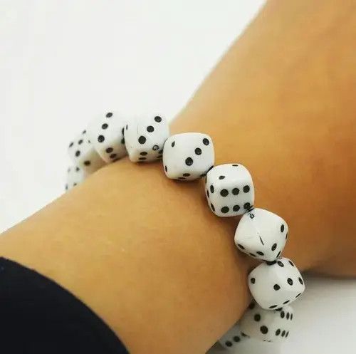 Jewelry × Vintage Elastic Dice Bracelet Size ONE SIZE - 1 Thumbnail