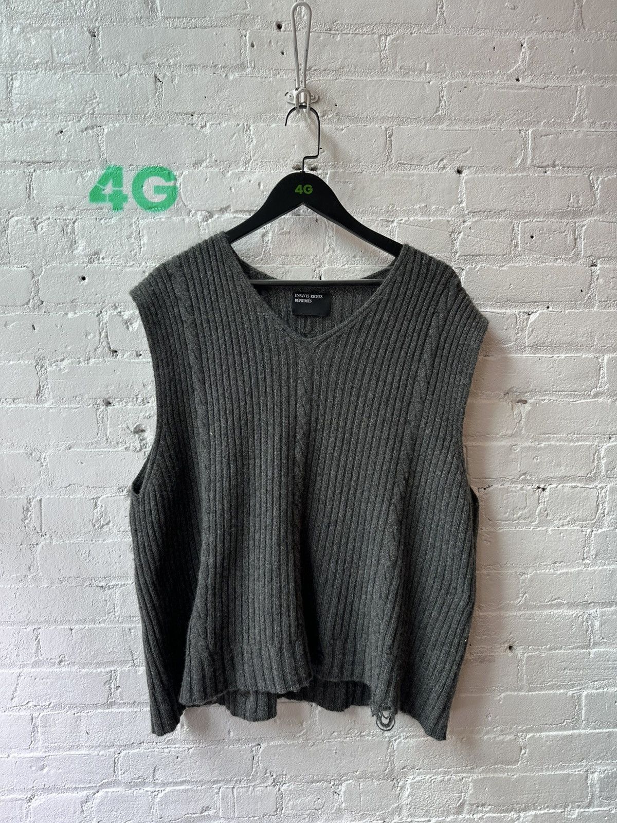 Enfants Riches Deprimes Cashmere ERD Knit Vest Size US XL / EU 56 / 4 - 1 Thumbnail